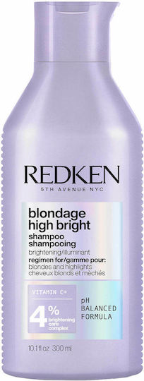 Redken Blondage High Bright Шампоан за Запазване на Цвета за Оцветена Коса 300ml