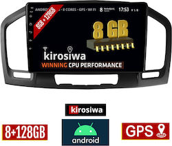 Kirosiwa Ηχοσύστημα Αυτοκινήτου για Opel Insignia 2008-2013 (Bluetooth/USB/AUX/WiFi/GPS) με Οθόνη Αφής 9"