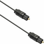 De Tech Optical Audio Cable TOS male - TOS male Μαύρο 3m (18355)