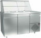 Dominox Commercial Salad Refrigerator with 2 Doors 0/+8°C L138xD70xH130cm