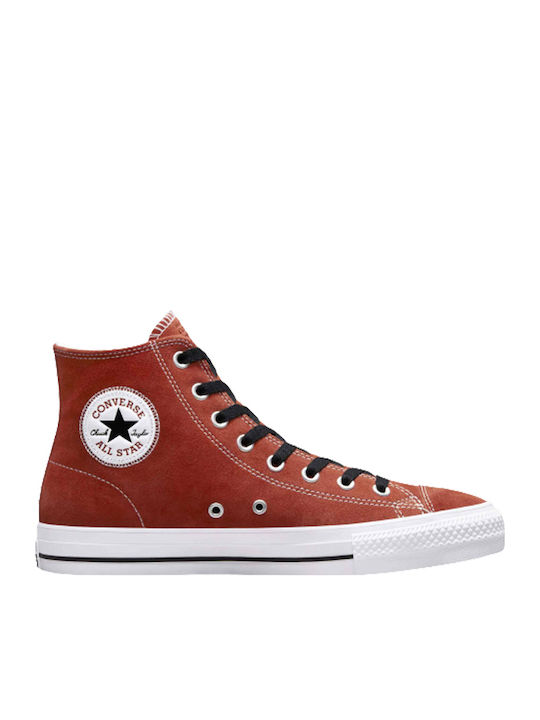 Cons Chuck Taylor All Star Pro Μποτάκια Dark Terracotta / Black / White
