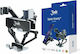 3MK Spider Gravity Car Mobile Mount with Adjustable Hooks Black