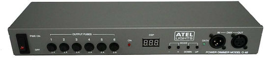 Atel Lights D46 DMX Lighting Controller with 6 Control Channels / 1 XLR Input