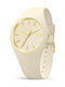 Ice Glam Brushed Uhr mit Beige