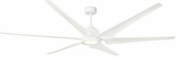 Faro Barcelona Cies Smart 33512WPA-1 Ceiling Fan 210cm with Light, WiFi, and Remote Control White