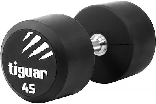 Tiguar Tiguar Hanteln Rund Gummi 1 x 45kg