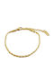 Tatu Moyo Chain Hand Spiral made of Steel Gold-plated Thin Thickness 2mm and Length 20cm