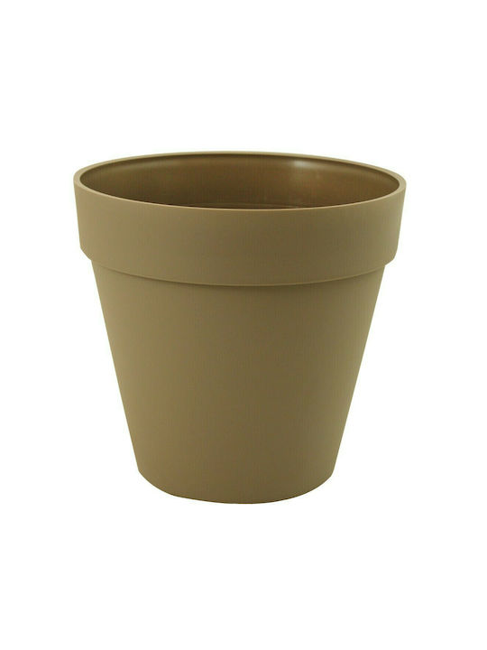 Round pot "DECO" sand No 1