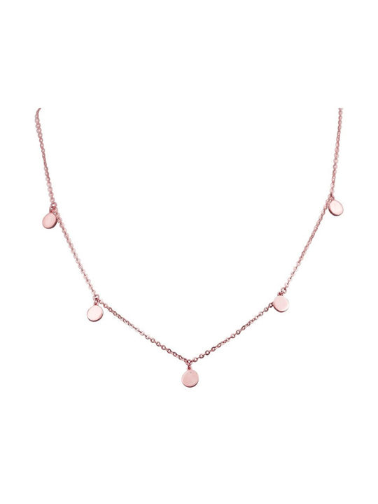 Necklace rose gold 9 carats FL036408K 9 Carats