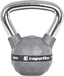 inSPORTline Silver Rubber Kettlebell 8kg