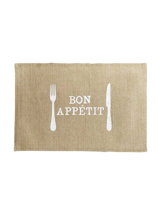 Appetito Σουπλά Υφασμάτινο Μπεζ 45x30cm