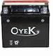Oyek Затворен тип Мотоциклетна батерия YTX7A-BS с капацитет 6Ах