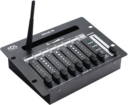 Fos Technologies AIRLINK 24 Ασύρματος Πομποδέκτης για Κονσόλα Φωτισμού με 24 Κανάλια Ελέγχου