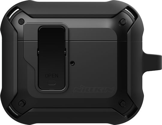Nillkin Bounce Hülle Synthetisch,Polyester/Cotton/Leather in Schwarz Farbe für Apple AirPods 3