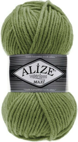 Alize Superlana Maxi Mixed 620 Olive 100m 100gr