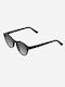 De-Sunglasses Hollywood Sunglasses with Noir Plastic Frame and Black Gradient Lens