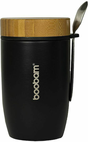 Boobam Lunchbox Isolierte Lunchbox Inox Black 500ml 1Stück