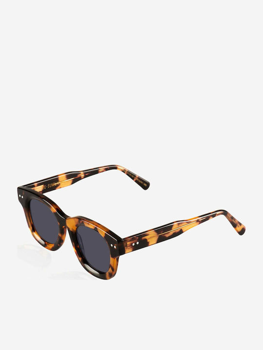 De Sunglasses Halfway Γυαλιά Ηλίου Καφέ με Κοκκάλινο Σκελετό