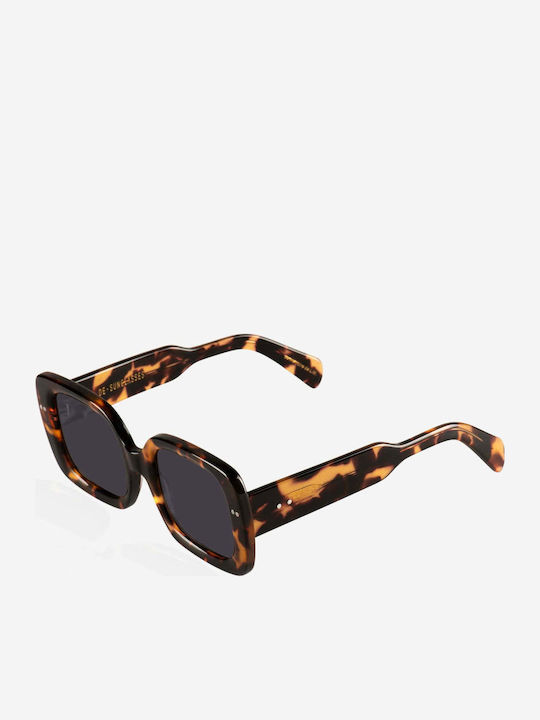 De Sunglasses L.M. Γυαλιά Ηλίου Καφέ με Κοκκάλινο Σκελετό De Sunglasses L.M. Γυαλιά Ηλίου Καφέ με Κοκκάλινο Σκελετό