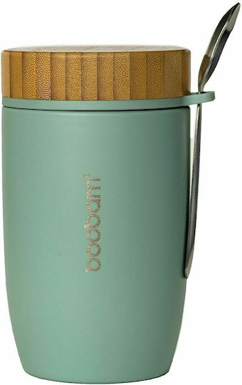 Boobam Cutie pentru Mâncare Termos Inox Verde 500ml 1buc