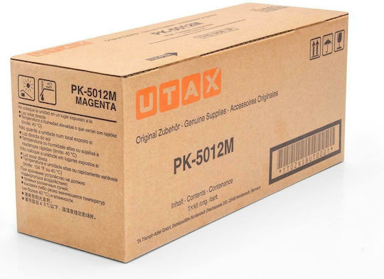 Utax PK-5012M Γνήσιο Toner Laser Εκτυπωτή Ματζέντα 10000 Σελίδων (1T02NSBUT0)