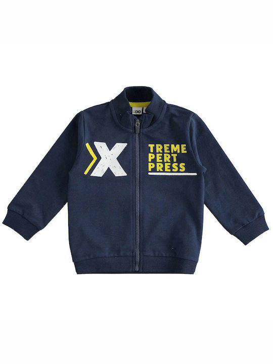 iDO Kids Cardigan Sweatshirts Navy Blue 3854-212674