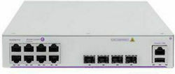 Alcatel Lucent OS2260-10 Managed L2 Switch με 8 Θύρες Gigabit (1Gbps) Ethernet και 8 SFP Θύρες