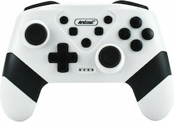 Andowl Q-SW03 Ασύρματο Gamepad για Switch Λευκό