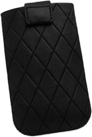 Volte-Tel Pop Leather Loop V510 Sock & Pouch Μαύρο