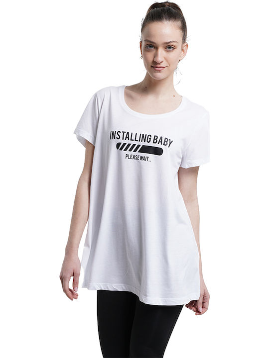 BodyTalk 1221-909828 T-shirt Εγκυμοσύνης Λευκό