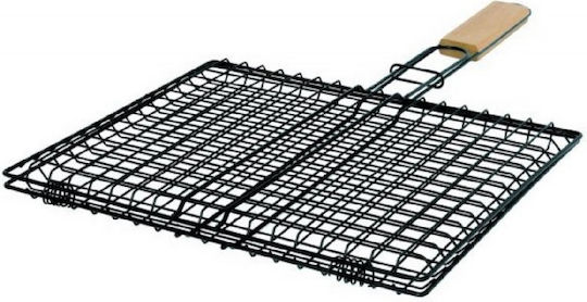 Doppelte Inox Grillroste Antihaft 33x29cm
