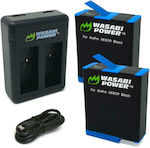 Wasabi Dual Charger With Two Batteries KIT-BB-HERO9 for GoPro