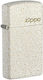 Zippo Slim Windproof Lighter Flame Mercury Glass