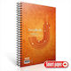 +Efo Spiral Notebook Ruled A4 5 Subjects Orange 1pcs