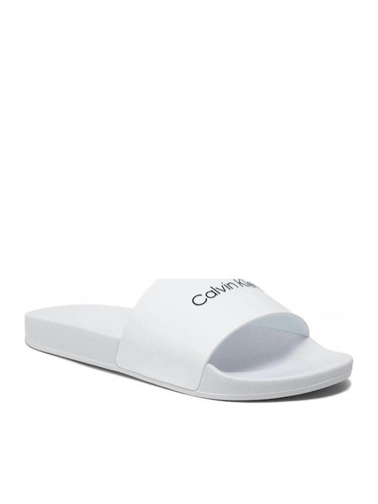 Calvin Klein Herren Slides Weiße