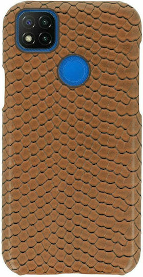 Vennus Wild Back Cover Δερματίνης Καφέ (Redmi 9C)