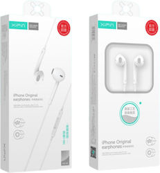 Xipin HX-13 Earbuds Handsfree με Βύσμα Lightning Λευκό
