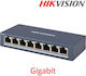 Hikvision Unmanaged L2 Switch with 8 Gigabit (1Gbps) Ethernet Ports