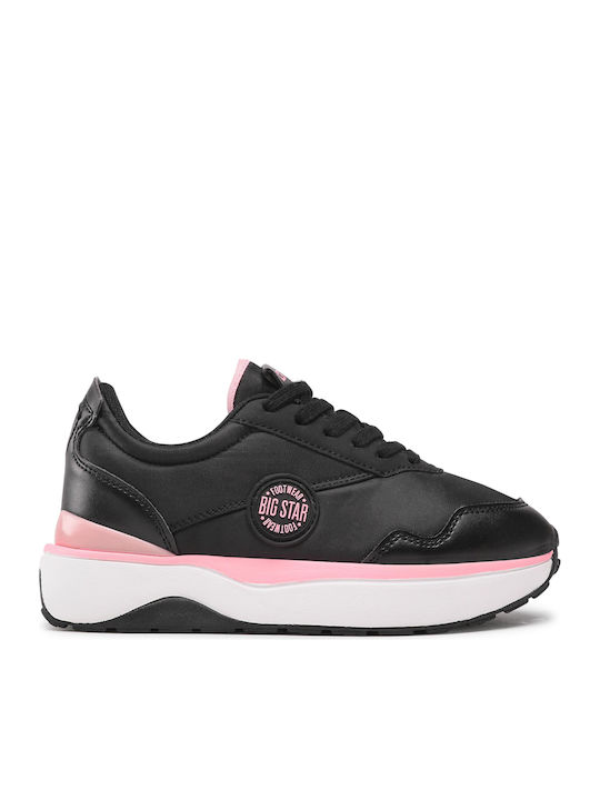 Damen Flatforms Sneakers Schwarz