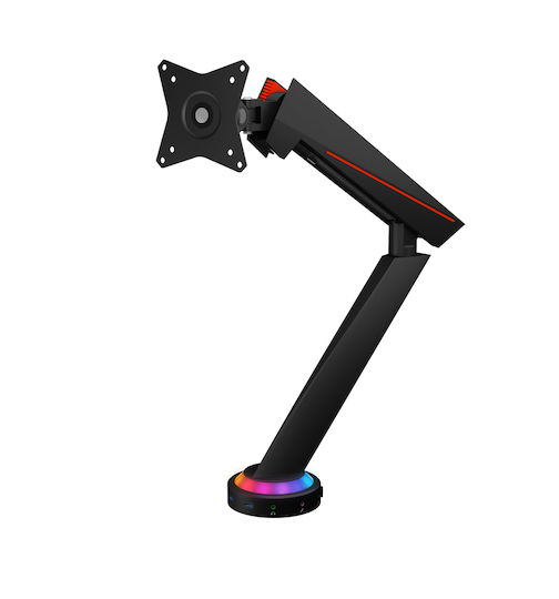 Icy Box Ständer Auf dem Schreibtisch Bildschirm bis zu 32" mit Arm (IB-MSG303BL-T)