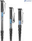Leofoto MP-365C Carbon Fiber Monopod with Simple Sole and 17kg Maximum Load