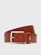 Denton Men's Belt Leather Tabac Brown
