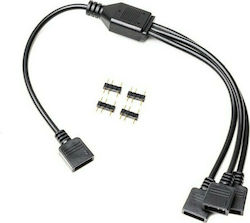 Ekwb EK-Loop D-RGB 3-Way Splitter Cable - Кабел Черен