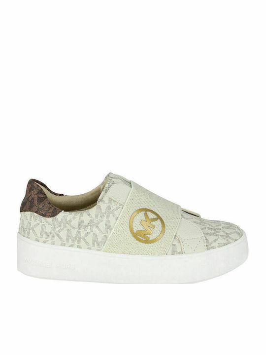 Jordana Kids Sneakers Slip-on Beige