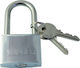 Maurer Steel Padlock Brass with Key 30mm 1pcs