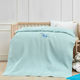 Beauty Home Κουβέρτα Αγκαλιάς & Λίκνου Πικέ Γαλάζια 80x110εκ.