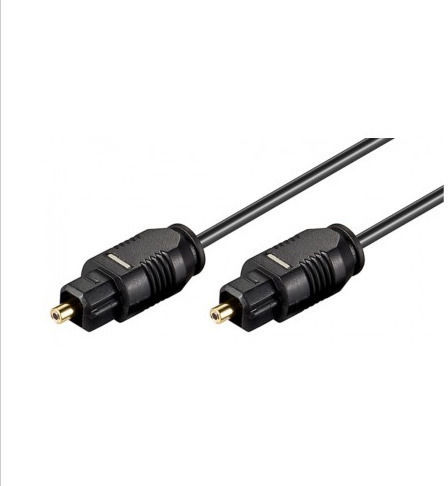 Techly DAC-350 Cablu Audio Optic TOS masculin - TOS masculin Negru 2m (ICOC DAC-350)