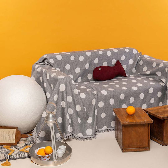 Melinen Ριχτάρι Διθέσιου Καναπέ Δύο 'Οψεων Edith 180x250εκ. Grey