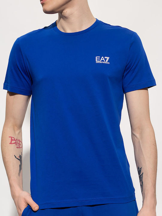 Emporio Armani Ανδρικό T-shirt Μπλε 