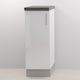 Glamour Floor Cabinet White High Gloss L30xW48xH82cm